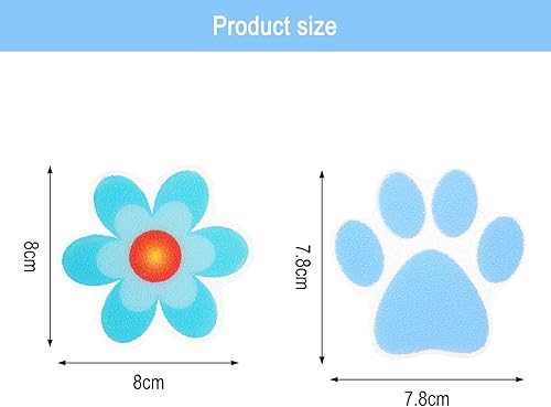 ZMDMAH Lot de 12 Tapis antidérapants pour Baignoire - 8 x 8 cm baignoireantidérapant Douche- antidérapant Baignoire-Antidérapants - pour Douche et - Nail Gallerys