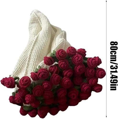 Kit De Matériau De Couverture De Bouquet De Crochet, Couverture Bouquet De Fleurs De Crochet À La Main Pour Les Débutants, Faites Votre Propre Tapis De En Tricot, Kit Créatif De Fabrication - Nail Gallerys