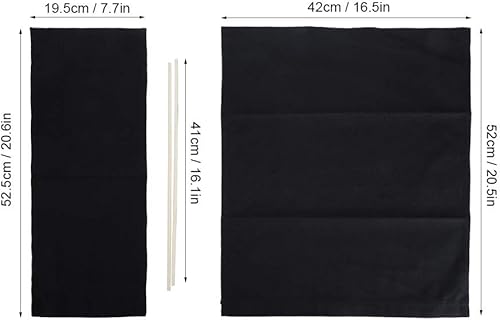 Haofy Toile de Remplacement pour Chaise de Directeur, 1 Jeu de Protection de Tabouret en Toile pour Siège et Dossier en Toile de Remplacement pour Chaise de Directeur à Domicile(Noir) - Nail Gallerys