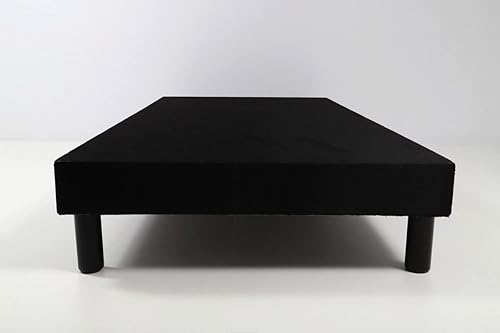 Hévéa Sélection Sommier tapissier VOLIGE DÉCO 90 x 200 Noir + 4 Pieds - Nail Gallerys