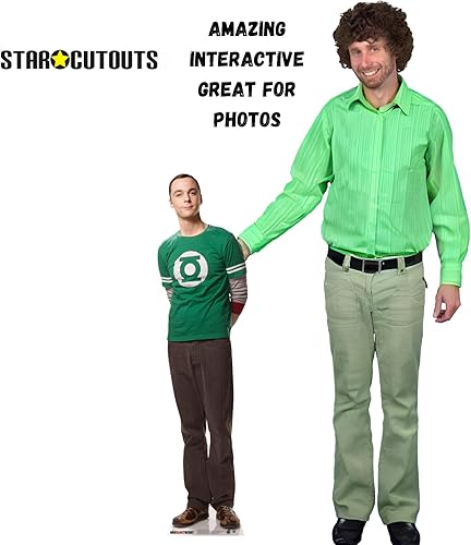 STAR CUTOUTS SC1960 Doctor Sheldon Cooper The Big Bang Theory Mini Présentoir en Carton Multicolore S - Nail Gallerys