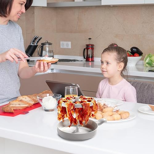 Microwave Bacon Cooker, Bacon Cooking Grill, Microwave Bacon Cooking, Microwave Barbecue Grill, Bacon Cooker for Microwave, Household Bacon Grill, Silicone Oil Brush for Bacon, Bacon Clip for Microwav - Nail Gallerys