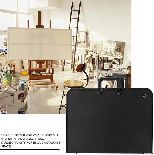 HUFFA Étui portefeuille d'art avec fermeture éclair, étui de transport pour artiste, sac fourre-tout pour dossier d'art - Nail Gallerys