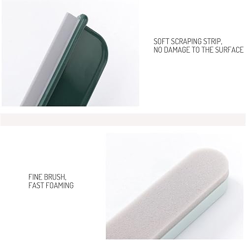 Artefact d'essuyage du verre domestique pour le nettoyage des vitres - Outil de nettoyage spécial pour vitres de grande taille - Ensemble de brosses de nettoyage (B, taille unique) - Nail Gallerys