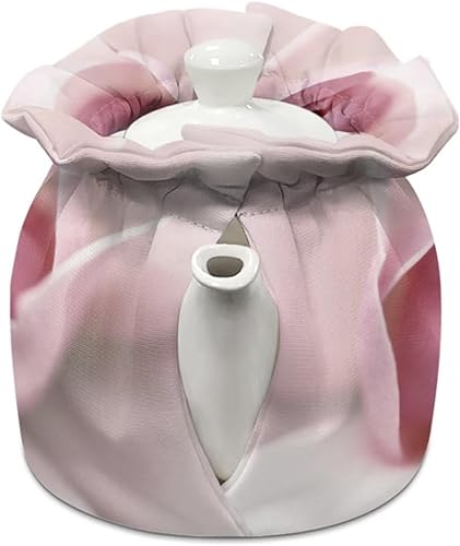 NETILGEN Housse de théière isotherme confortable pour décoration de la maison, de la cuisine, housse de protection contre la poussière, bouilloire chaude, cadeau pour femme, flocons de neige, bleu - Nail Gallerys