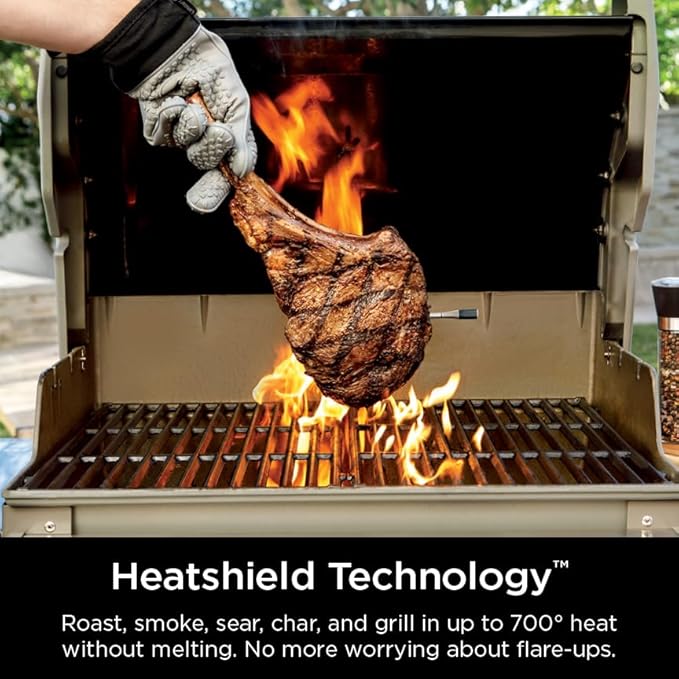 Ninja ProChef WP100EU Thermomètre à viande numérique sans fil pour cuisine intérieure et extérieure avec portée Bluetooth de 50 m et autonomie de 30 heures, connexion par application, résistant à la - Nail Gallerys