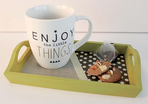 MÉGACRÉA Plateau en Bois 21,5 x 13 x 4 cm - Nail Gallerys