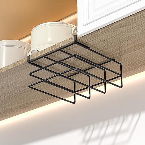 Support pour planche à découper en acier inoxydable sans perçage - Organiseur de cuisine sur l'armoire - Ustensiles de cuisine comme étagère télescopique pour le rangement et la sécurité - Support de - Nail Gallerys