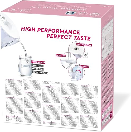 BWT Carafe filtrante Penguin blanche 2,7 l avec cartouche enrichie au magnésium Pack 1 - Nail Gallerys