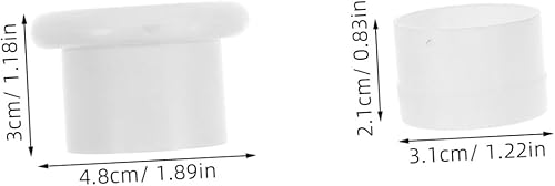 HEALLILY 5ensembles Embouts De Tringle à Rideaux Plastique Caches De Pôle Pour Rideaux De Fenêtre Et Barres De Rangement Installation Facile Et Pratique - Nail Gallerys