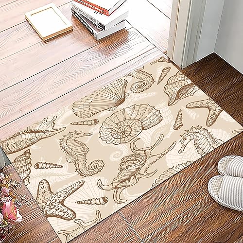 OHJEAJDS Tapis 50x80 cm,Super Absorbant Sèche Rapide,Tapis de Bain pour Portes de Salle de Bain,Salon, Modèle d'illustration de Plantes de la Jungle Exotique avec Oiseau Toucan., - Nail Gallerys