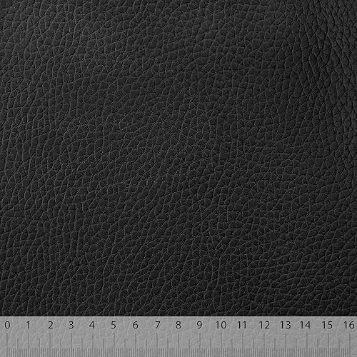 DESHOME Bufalo - Tissu au mètre faux cuir hydrofuge anti-fissuration simili cuir pour canapé, fauteuil, chaises, pouf, sacs Bleu 1 mètre - Nail Gallerys