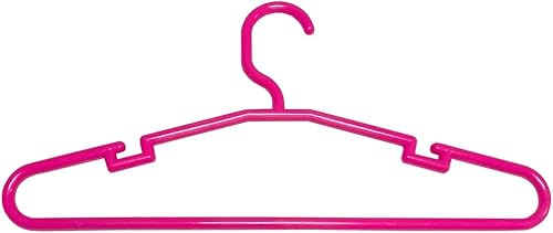 Com-fort Hose Lot de 25 et 50 cintres en plastique Fuchsia Cintres en plastique standard de 42 cm pour adultes, durables et fins - Nail Gallerys
