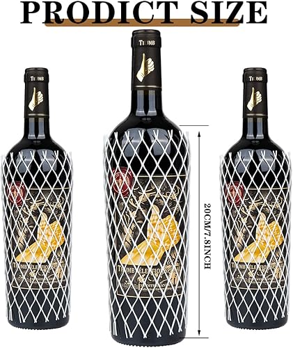 Protège Bouteilles pour Vin Pochettes de Protection en Maille pour Le Transport de Bagages et Expédition Sûre 30 Pièces - Nail Gallerys