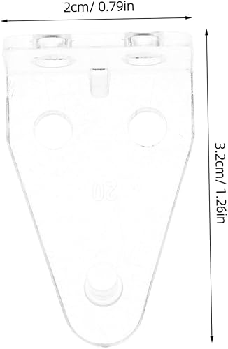 Homoyoyo 20pièces Crochets De Tilt pour Volets Vénitiens Plastique Accessoires Robustes pour Rideaux Et Stores - Nail Gallerys