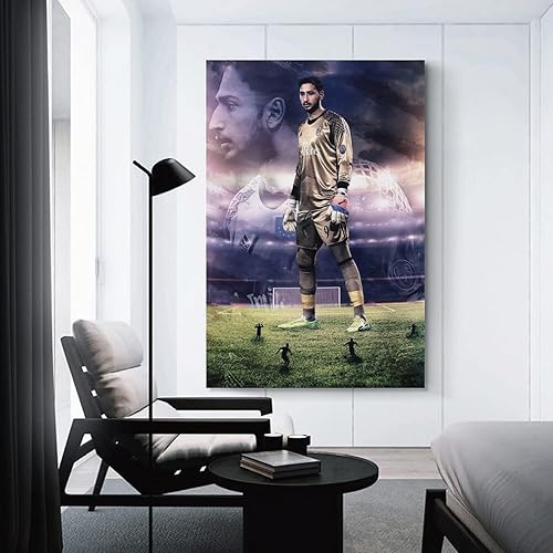 ENQIAOZHANG Peintures Sur Toile 50x70cm Gianluigi Donnarumma Associazione Calcio Milan Poster e Wall Art Modern Family camera da letto Decor Senza Cornice - Nail Gallerys