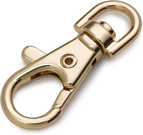 Prym 417899-1 Mousqueton, Alliage de Zinc, Or Neuf, 7 x 38 mm - Nail Gallerys