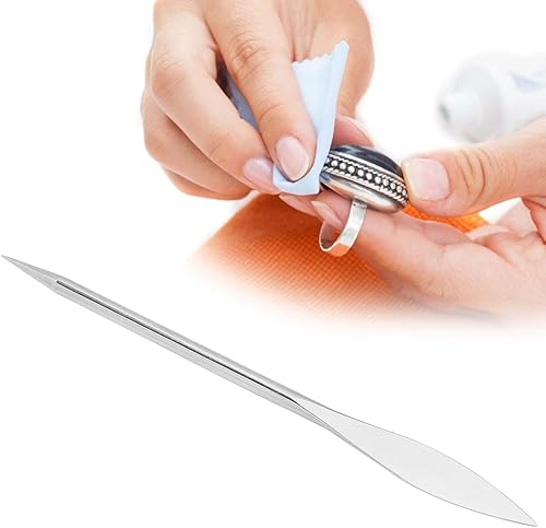 Brunissoir, Outils de Polissage Artisanaux de Brunissoir de Polissage à Double Tête, Sculpture sur Métal Précieux pour la Fabrication de Bijoux en Argent Doré - Nail Gallerys