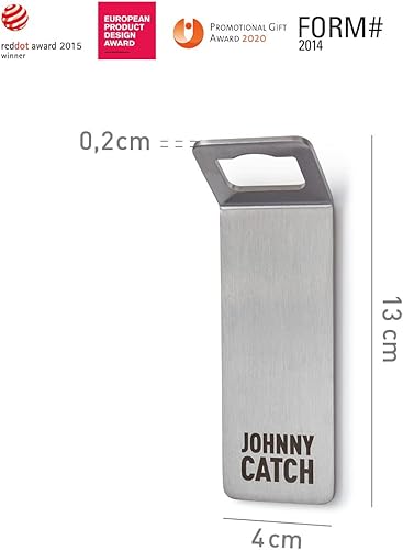 höfats - JOHNNNY CATCH MAGNET - Décapsuleur mural avec aimant - Capture jusqu'à 20 bouchons couronne - Décapsuleur et décapsuleur - Nail Gallerys