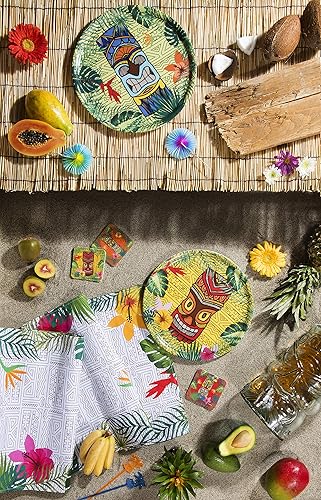 Excelsa Tiki Distributeur de Boissons avec Robinet, Verre recyclé, 6 litres - Nail Gallerys