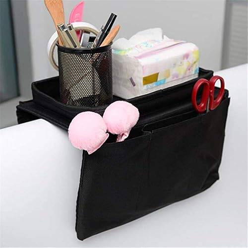 MUXItrade Organiseur Pliant Noir Plateau pour Accoudoir Canapé Noir - Nail Gallerys