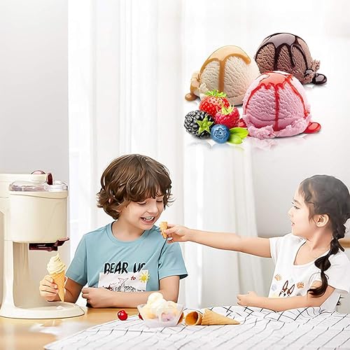 Generisch Sorbetière Soft Serve Ice Cream Maker pour la maison Mixeur portable Yaourt Sorbet Maker Machine automatique Machine à glace parfaite pour la maison - Nail Gallerys