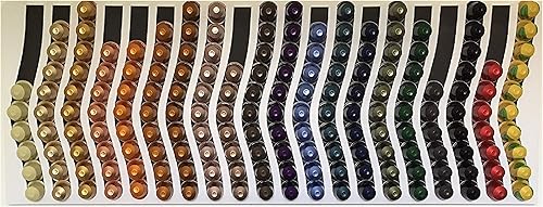 porte capsules, présentoir, pour cafetière type nespresso distributeur géant capacité 200 capsules - Nail Gallerys