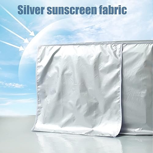 YHQKJ Housse Anti-poussière pour Climatiseur pour Unités Extérieures, Housse Étanche Complète pour Climatiseur, Protection Solaire Carrée AC avec Trou D'aération (Size : 2p:96x40x70cm) - Nail Gallerys