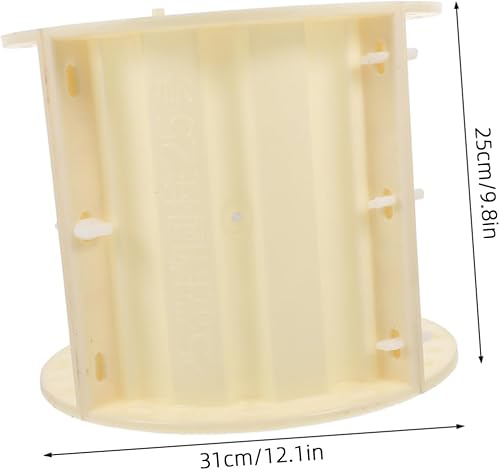 UKCOCO Moule Colonne Romaine Villa Moule à Brique en Plastique moules en béton pour Statues Couloir clôture Ciment Creux Bricolage moules à béton pour fonderie Abdos Beige - Nail Gallerys