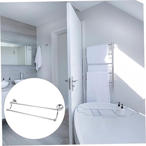 YOSADIER 1 Pièce Porte-Serviettes Double Cintre De Serviette Porte-Serviettes pour Mur De Salle De Bain Accessoire De Salle De Bain Rack De Stockage à Double Barre Noir Laiton - Nail Gallerys