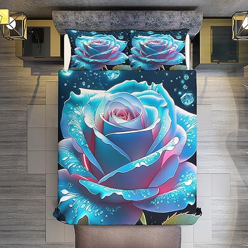 LTTTT Colombe Blanche Parure De Lit 3 Pièces Housse De Couette en Microfibre avec Taies D'oreillerFermeture Éclair pour Enfants Adultes King(220x240cm) - Nail Gallerys