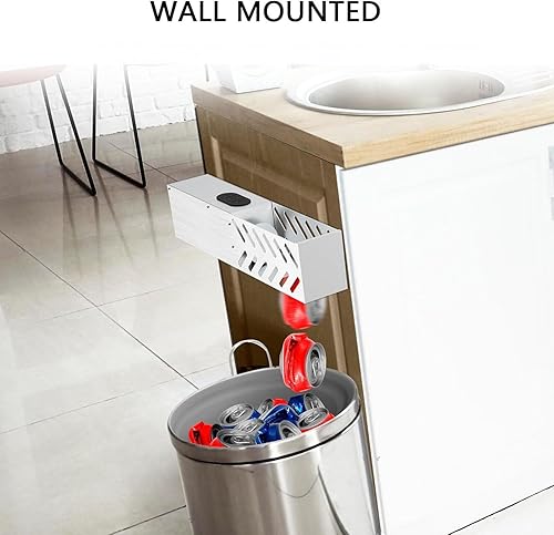 MaxtiL Broyeur de canettes Automatique 12/16 oz, broyeur de canettes électrique en métal pour Le Recyclage, Cycle en Un clic, Acier Inoxydable, pour gaz en Aluminium, Soda, canettes de bière, - Nail Gallerys