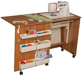 Comfort 1 | Table pour Machine à Coudre | (Premium White, L (Air-Lift 10 to 15 kg)) - Nail Gallerys