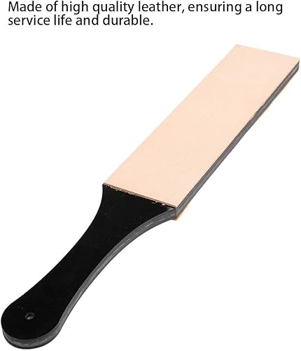 Affûtage Strop, Artisanat En Cuir Bricolage, Affûtage Couteau Double Face Aiguiseur Efficace Maison Noire Pour Salon De Coiffure Professionnel Utiliser Des Couteaux De Rasage Rasoirs Strop Large - Nail Gallerys