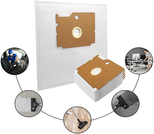 MisterVac | compatible avec les sacs de rechange pour sacs d'aspirateur 20 pièces Rowenta Dymbo Integral Plus + - Nail Gallerys