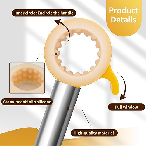 Rallonge de poignée de fenêtre avec crochet pour fenêtre de toit - Barre d'ouverture de fenêtre avec crochets, ouvre-fenêtre avec crochet de toit pour fenêtre de toit, stores et stores de fenêtre - Nail Gallerys