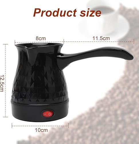 Yuragim Cafetière turque à induction, 500 ml, électrique, cafetière turque, plaque de cuisson, cafetière à moka, pot à lait, moka pot turc - Nail Gallerys