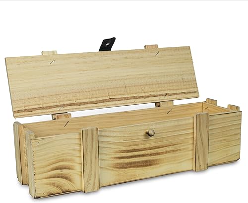 Caisse à vin flambéeCaisse en bois - Boite cadeau - Caisse de rangement - Caisse surprise - Caisse à vin - Caisse pour mariage., Bois, 6er Weinbox - Nail Gallerys