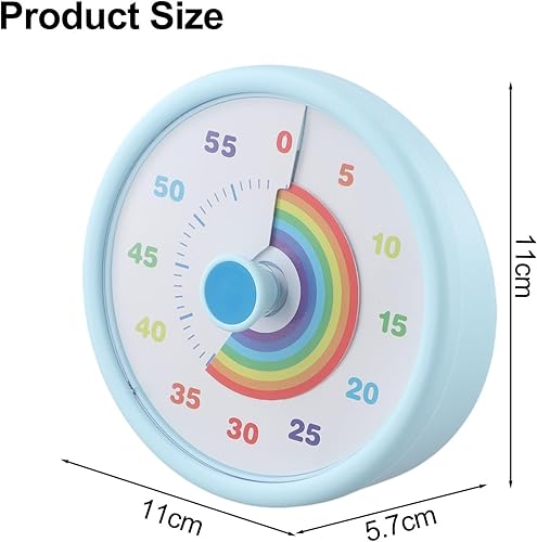 Snowchecking Minuteur visuel pour enfants, compte à rebours de 60 minutes, option silencieuse pour salle de classe, bureau, cuisine, outils de gestion du temps pour enfants (rose) - Nail Gallerys