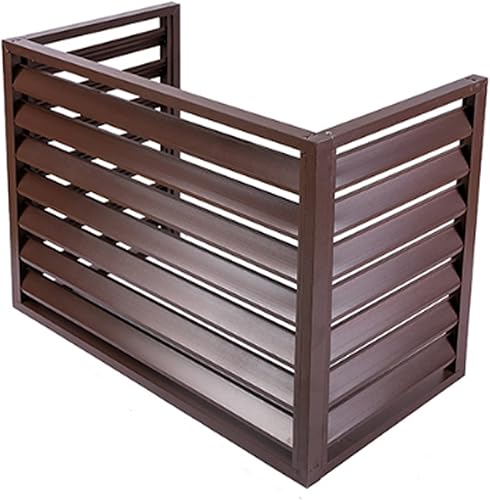 Clôture De Confidentialité Pour Écran De Climatiseur Extérieur Couvercle Extérieur De Climatiseur Caché La Housse De Protection Du Cadre Extérieur Du Climatiseur Amovible En Alliage D'aluminium ( Colo - Nail Gallerys