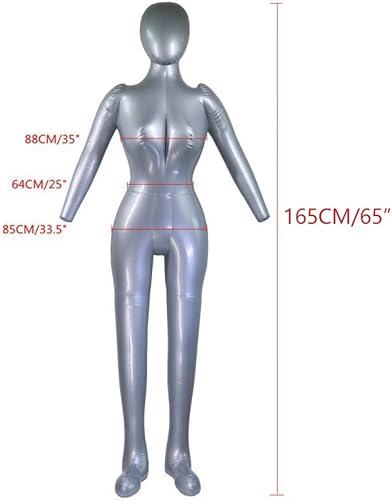 Mannequin Gonflable de modèle féminin de Corps Entier de 165cm avec l'affichage de battant d'exposition de Bras Homme Gonflable - Nail Gallerys