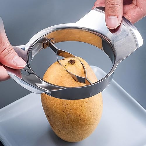 Outil de coupe mangue – Coupe-mangue, éplucheur, trancheur, éplucheur, éplucheur, éplucheur, éplucheur, éplucheur de mangue, éplucheur de mangue, ustensile de cuisine, séparateur de mangue, séparateur - Nail Gallerys