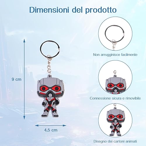 NHDDGR Lot De 20 Porte-Clés En Caoutchouc Pour Enfants – Motifs Dessins Animés Animaux – Cadeaux D'anniversaire, Jouets Pour Pinata, Remplissage De Sacs Surprises Cadeaux D'anniversaire Pour Enfants - Nail Gallerys