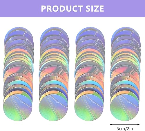 Lot de 4 guirlandes rondes en papier à paillettes multicolores - Décoration de fête - Guirlande ronde iridescente suspendue - Double face - Pour fiançailles, anniversaire, mariage, Saint-Valentin - Nail Gallerys