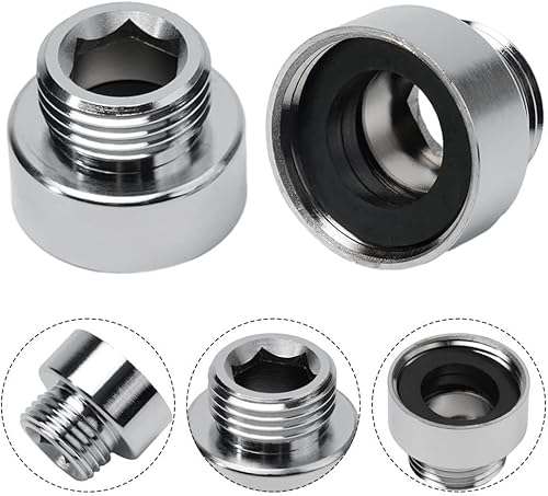 Adaptateur de douche en laiton chromé 34 femelle vers 12 mâles pour flexible de douche (1 pièce) - Nail Gallerys