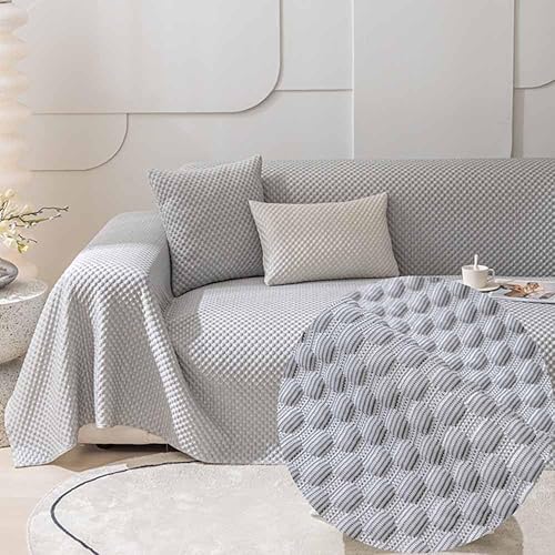 Jeté De Canapé Grande Taille, Protege Canape Griffe Chat Chien, Plaid Canapé d'angle, Housse De Canapé Antidérapante, Couverture Canapé Grand Plaid pour Canapé XXL(#406,210 * 150cm) - Nail Gallerys