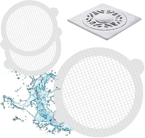 Lot de 10 bouchons de vidange pour salle de bain, cuisine, jetables, grille autocollante, baignoire, évier, passoire à cheveux - Nail Gallerys