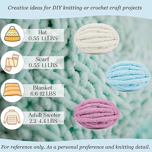 1,2,5,10 pelotes fil pour crochet et tricot 250g 275 m Multicolore Pour Tricot De Laine Islandaise Fil À Tricoter Épais épaisse Pour Tricoter des Coussins des Echarpes et des Chapeaux(30@,10 roll(2500 - Nail Gallerys