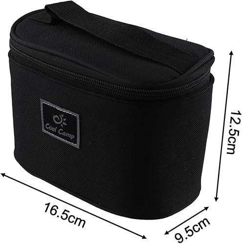 Zoegneer Lot de 9 assaisonnements de camping portables avec distributeur d'épices - Sac de rangement Oxford - Bouteilles en PET pour huile, vinaigre, sel, herbes - Pour pique-nique, barbecue, voyage - Nail Gallerys