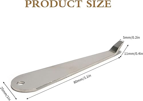 Coffee Filter Remover, Outil d’Extraction de Panier Filtre à Café en Acier Inoxydable, Accessoire de Démontage du Bol à Poudre pour Machine Expresso, Extracteur de Filtre Compact pour Nettoyage - Nail Gallerys